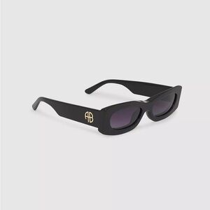 Black Sunglasses with Gold Accent